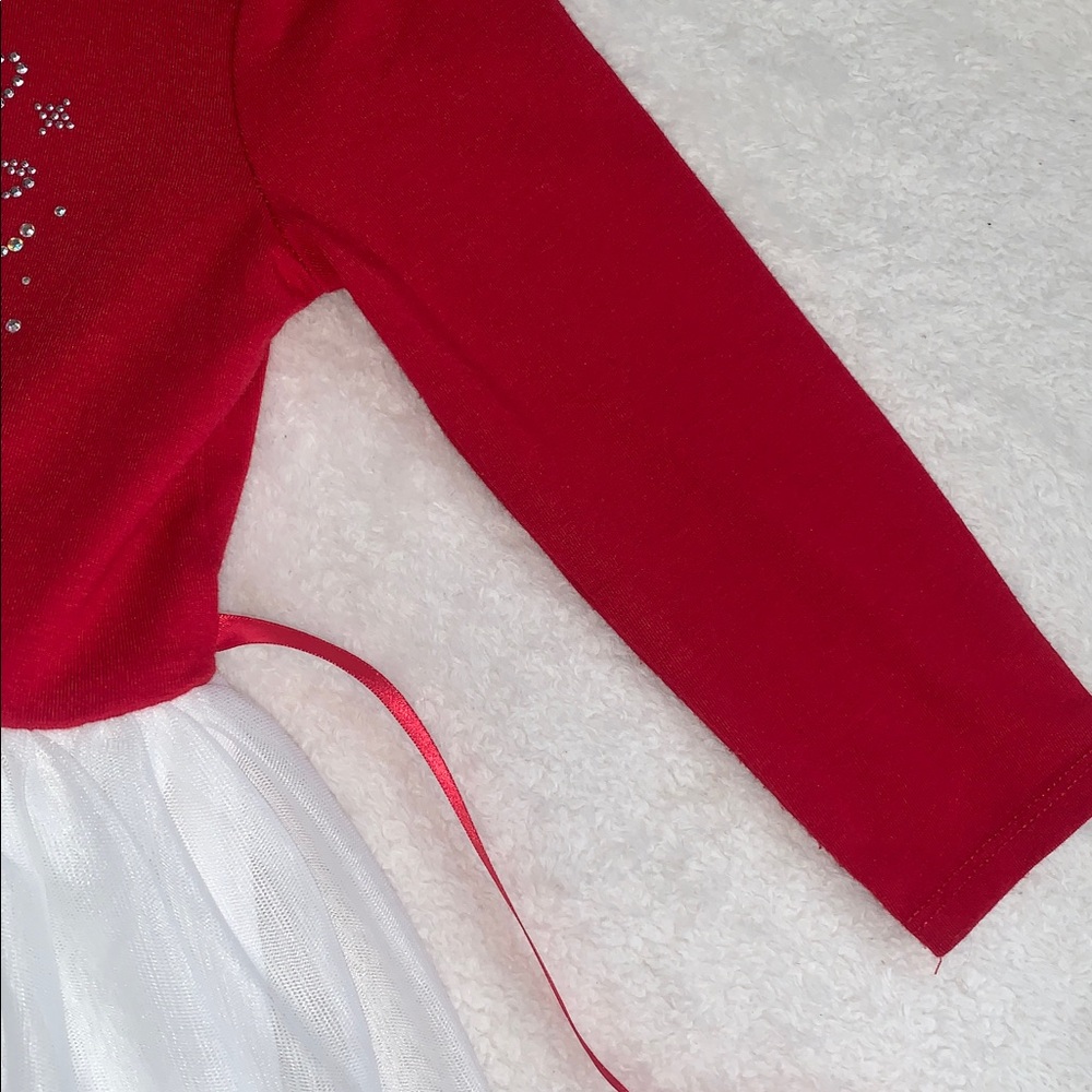 Zunie Red “Sparkle” Holiday Dress 6 EUC Christmas - Picture 5 of 12